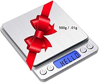 WeeWeigh Digital Scale Grams and Ounces 500g (1.1lbs) 0.01g Precision Lightweight Pocket Scale