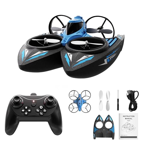XOS Mini 3 in 1 Indoor & Outdoor Remote Drone, RC Airplane Plane, RC Quadcopter Multirotor...