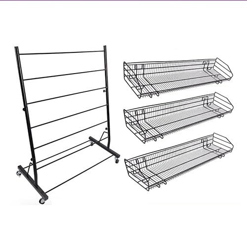 Süßigkeiten-Präsentationsständer, Metall-Snack-Präsentationsständer, Arbeitsplatten-Organizer, Snackregal für Küche und Laden, perfekt für Süßwaren und Snack-Präsentation