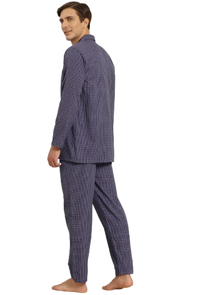 Image of SOJANYA (Since 1958 Men's Cotton Checked Nightsuit Set