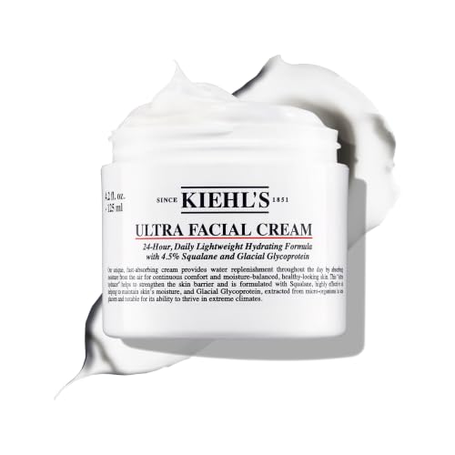 Kiehls Ultra Facial Cream Face Moisturiser For Women & Men Suitable for All Skin Types Fragrance-Free 125Ml
