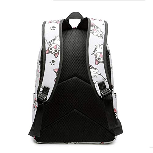 Sacs d'école pour adolescentes en toile avec motifs animaux mignons