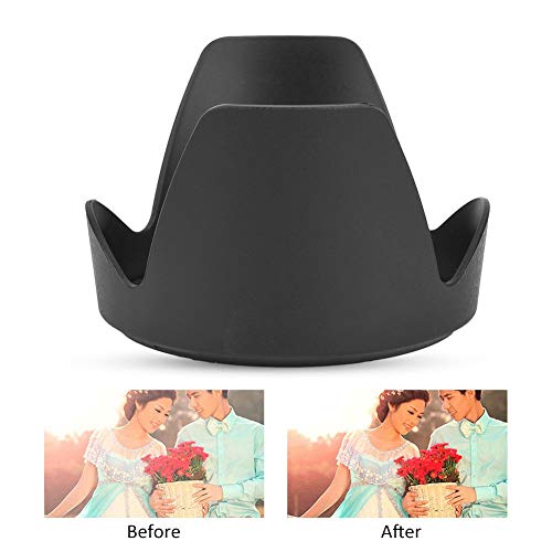 VBESTLIFE Camera Lens Hoods, HB-50 Quality ABS Lens Hood Shade for Nikon AF-S 28-300mm F3.5-5.6G ED VR, and 18-300mm lens - Image 2