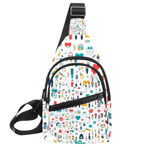 Mochila cruzada pequeña que elimina el exceso de peso en la espalda para tus viajes