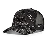Verschluss zurück Alpinestars, Tropic, Baseball Kappe, Charcoal/Blk, Os, Mann