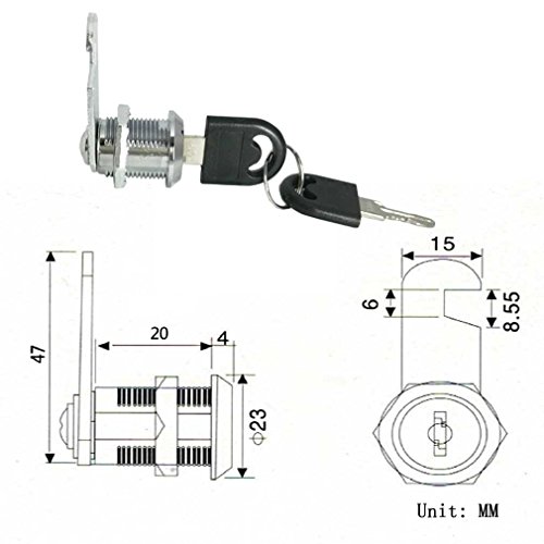 Smbbit 13/16 In(20Mm) Cylinder Cam Cylinder Lock Mailbox Cabinet Cupboard Drawer Furniture Tool Box Locker Cabinet Hardware Locks(4Pack ) #TOP3