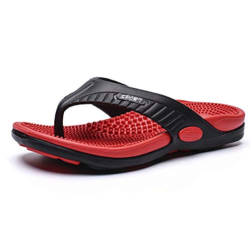 GSLMOLN Flip Flops for Men Casual Comfort Mens Thong Sandals Indoor Outdoor Sport Walking Beach Sandals