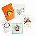 DWWTKL 5-Pack Flowers Pop Up Cards 3D Greeting Card Assortment for Women or Men on All Occasion Anniversary Valentine's Day Birthday or Wedding Christmas Congratulation