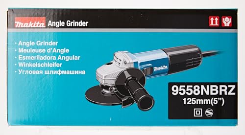 Makita Winkelschleifer 125 mm 9558NBRZ 840 W schwarz/blau
