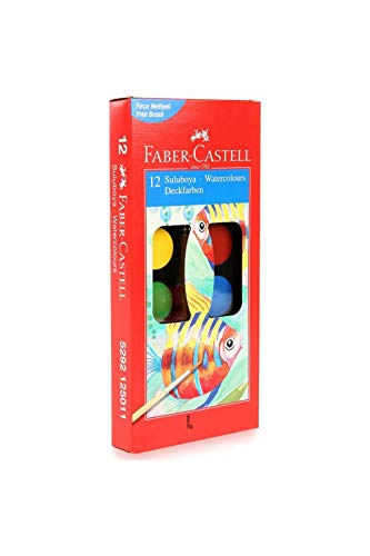 Faber-Castell Acuarela 12 colores pequeños (5292 125401)