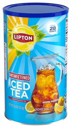 Lipton Unsweetened Iced Tea, Mix, 28 Quarts