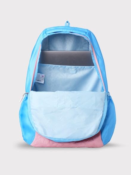 Image of Wildcraft Wiki Prism 40 Backpack for Boys & Girls | 40 Ltr with 3 Compartments, Padded Shoulders, Bottle Holder | Best for Books, Stationery, Lunch Box & Essentials