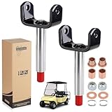 10L0L Golf Cart Front End King Pin Repair Kit for Club Car DS 1981-Up,OEM# 1016386 1010150 1016389 8067 7048 (2 Pack)