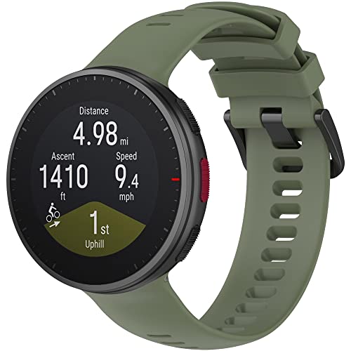 Fit For Polar Vantage V2 Bands For Women Men, Sport Soft Silicone Replacement Watch Bands Straps Wristbands Bracelet Accessories Fit For Polar Vantage V2 Smartwatch (Green) #TOP5