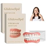 2 Set Denti Finti da Applicare da Soli,Adattamento Naturale,Confortevole