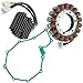 Caltric Stator & Gasket & Regulator Compatible with Honda Vt600Cd Shadow 600 Vlx Deluxe 1993-1998