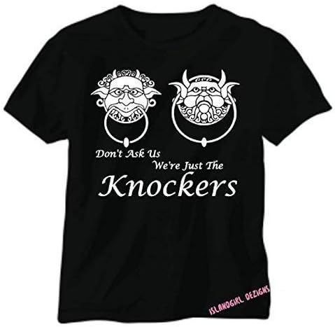 IslandGirl DezignsWe're JUST the KNOCKERS Labyrinth Tshirt, Goblin King, Door Knocker, David Bowie, Funny Tees, Geek