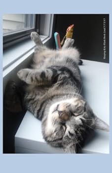 Sleeping Kitty Blank Book Lined 5.5 X 8.5: 5.5 by 8.5 inch 100 page lined blank book suitable as a journal, notebook, or diary with a cover photo of a ... feline leukemia. (Cats of Ralphie's Retreat)