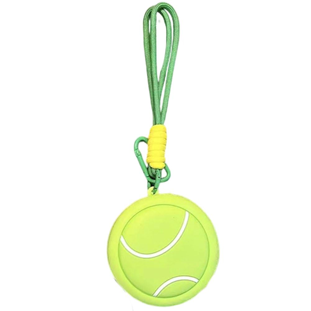 Fituenly Cartoon Sporty Coin Purse Storage Bag, Sporty Pendant Bag Spherical Pattern Key Ring Wallet Earphone Case with Zipper