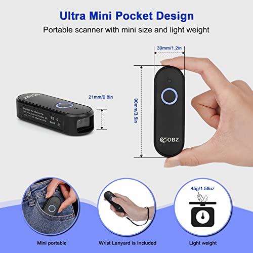 Android Barcode Scanner OBZ 1D 2D Bluetooth – Tragbarer Handscanner