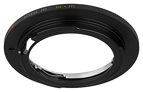 Image of Fotodiox Pro Lens Mount Adapter for Nikon Lens to Canon EOS Camera Body for Canon 1D 1DS Mark II III IV 1DX 1DC 5D 5D Mark II II 7D 40D 50D 60D 70D Digital Rebel T2i T3 T3i T4i T5i SL1 C300 C500
