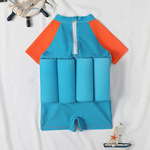 Toddler One-Piece Swimsuit Beach Sport Summer Swimwear Hawaiian Floral Bathing Suit for Girls Boys3