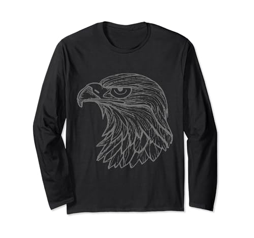Camiseta de regalo Majestic Bird Majestic Eagle Manga Larga