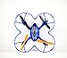 Haktoys HAK904C Mini RC Quadcopter Drone with Camera 2.4GHz 6-Axis Gyro Bonus 4 Blades included - Colors May vary
