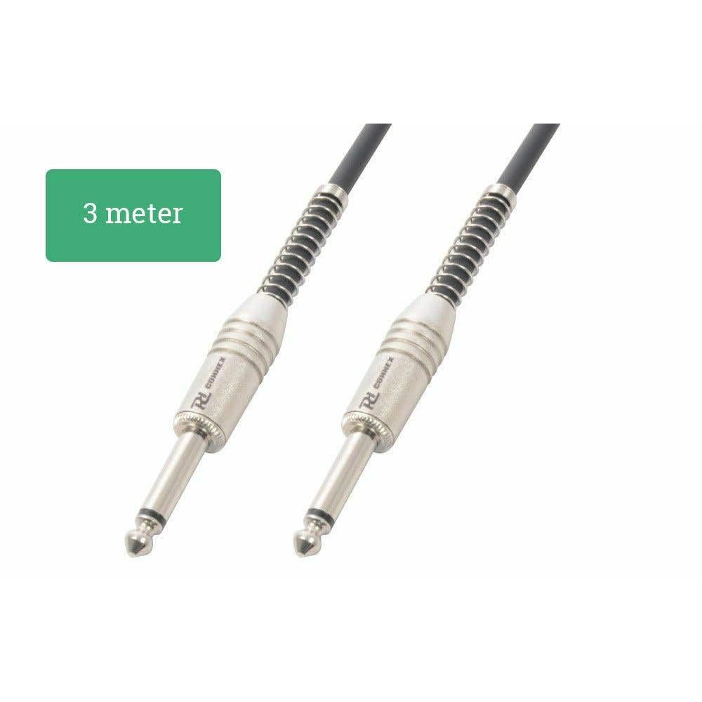 Power Dynamics PD Connex - Câble Audio Cordon Guitare 10 x 3m, Jack 6,35 Mâle Mono/Jack 6,35 Mâle Mono, Idéal pour Relier votre Table de Mixage, vos Enceintes, Guitares