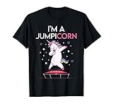 I'm a Jumpicorn Lustiges Jumping Fitness Trampolin Einhorn T-Shirt