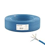 PremiumX 50m CAT8 Network Cable - Simplex LAN Ethernet Data Cable with S/FTP PiMF PoE Cca Cat8 Installation