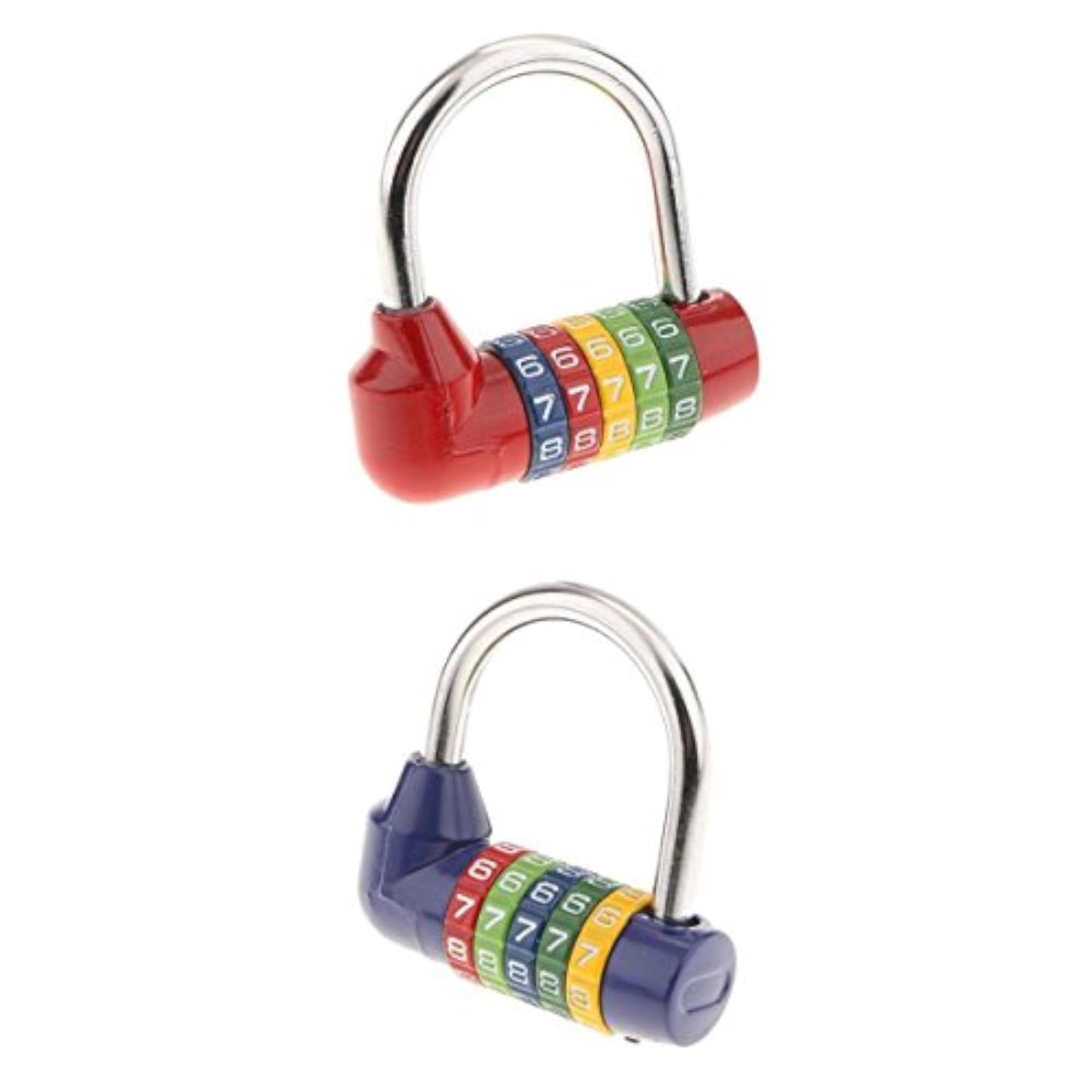 2 Pack Digital Combination Lock Resettable Padlock for Suitcases