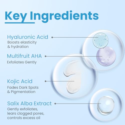 Image of FCL Brightening Face Mask | Kojic Acid Face Mask With Hyaluronic Acid For Glowing Skin | With PHA, BHA & AHA | Exfoliates Dead Skin & Shrinks Open Pores - 15g