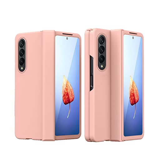 Coque Samsung Galaxy Z Fold 4 rose avec protection charnière et écran intégrée