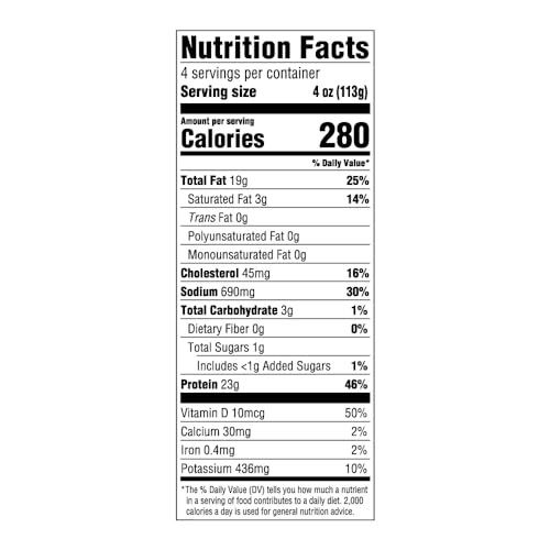 Amazon Fresh, Farmed Atlantic Salmon with Ginger, Chili and Lime Marinade, 16 Oz (Frozen)
