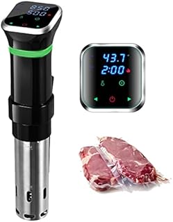 Sous Vide Machine, FUNYKICH Sous Vide Cooker Immersion Circulator Thermal Immersion Circulator, Ultra-Quiet, Accurate Temperature 25-95 Digital Timer, LED Touch Display, Stainless Steel 1100W