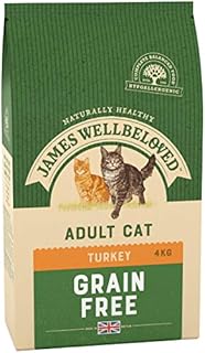 James Wellbeloved Adult Grain-Free Turkey 4 kg Bag, Hypoallergenic Dry Cat Food