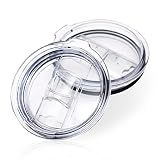2Pcs Replacement Lids for Tumblers - 30 Oz Yeti Tumbler Lid Replacement Travel Coffee Mug Spill Proo