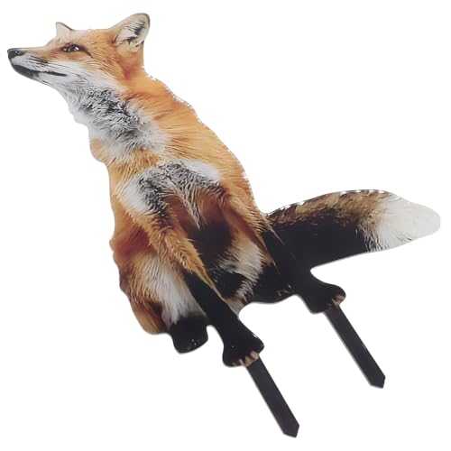 NULYLU Fuchs Figur Herbst Fuchs Garten Statuen Für Draußen Fuchs...