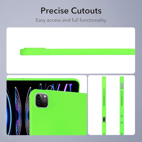 UUcovers for iPad Pro 12.9 inch Tablet Case 2022/2021/2020/2018 Model (6th/5th/4th/3rd Generation), Lightweight Soft TPU Back Shockproof Cover Flexible Silicone Bumper Drop Proof Shell, Light Green by UUcovers - Used condition - Image 7