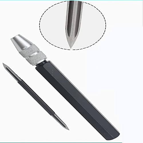 Ensemble de 1 Outil d'Ébavurage Réglable, Éliminateur de Métal Triangulaire avec Manche SC1200, Lames de Coupe BD5010, Ébavureuse SC8000 pour Travail du Métal – vue 7