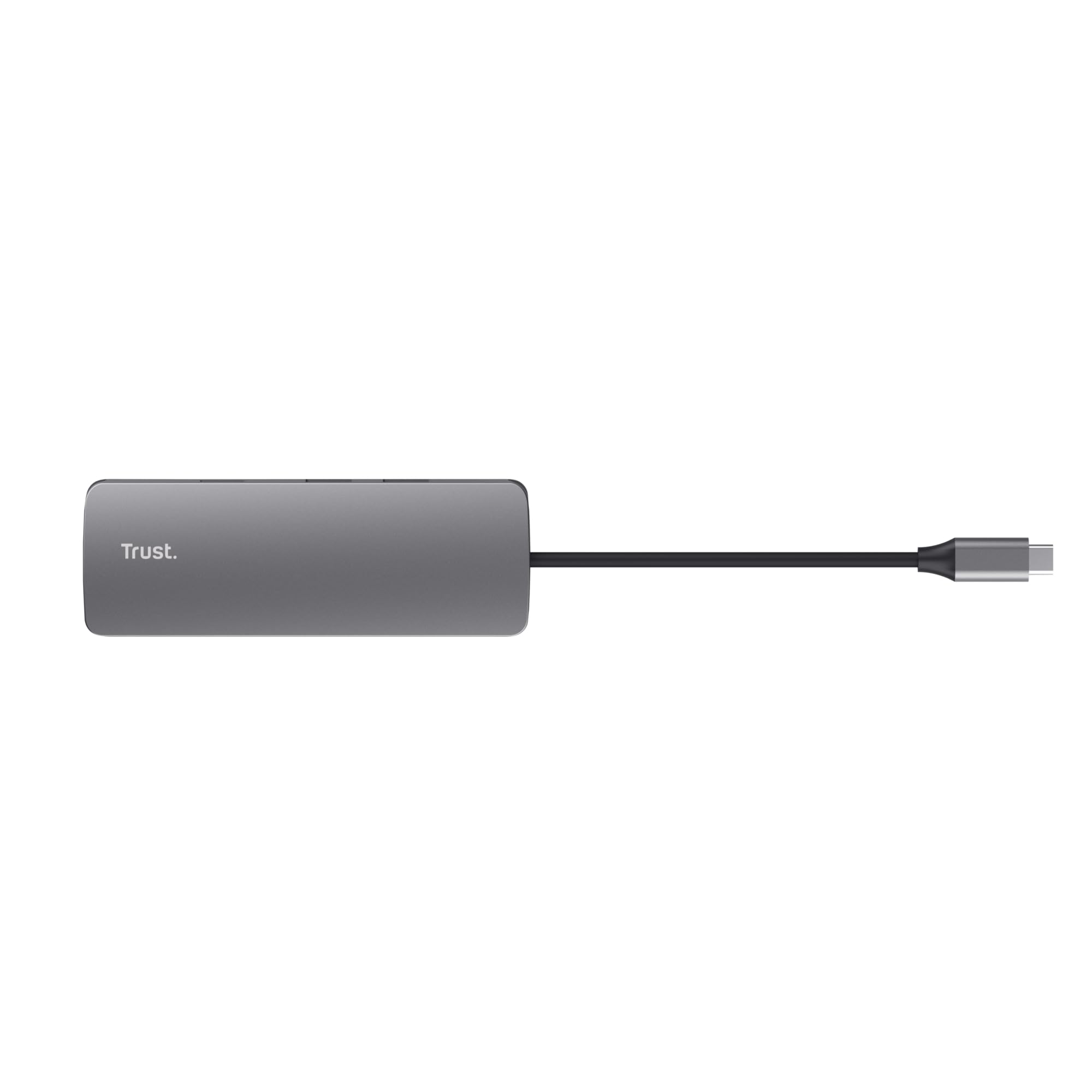 Trust Vylor Hub USB C 8-in-1 Adattatore HDMI 4K@60Hz, Gigabit Ethernet, Lettore di Schede MicroSD/SD, USB-C USB-A, Porta di Ricarica 100W, Docking Station PC Computer Portatili Dell HP MacBook