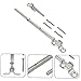 HOMSFOU Sturdy Stainless Steel Railing Kit Cable Railing Crimping Tool for Lines Stairs Deck Post