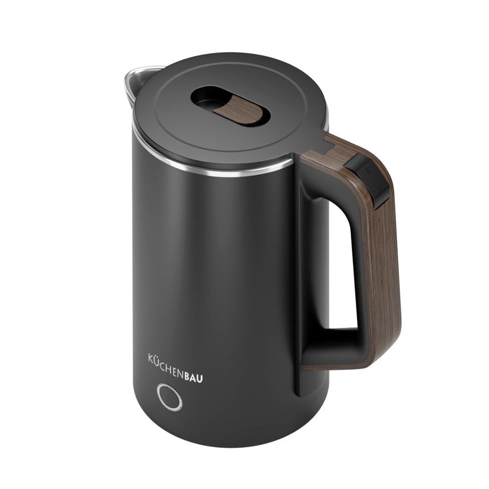 Electric Kettle 1.8 Litre, Rapid Boil Technology With Auto Cut Off |Matte Finish Design Body| Triple Protection-Dry Boil, Steam&Over Heat|Premium Stainless Steel Inner Body|(Black,1500 Watt)-image-42