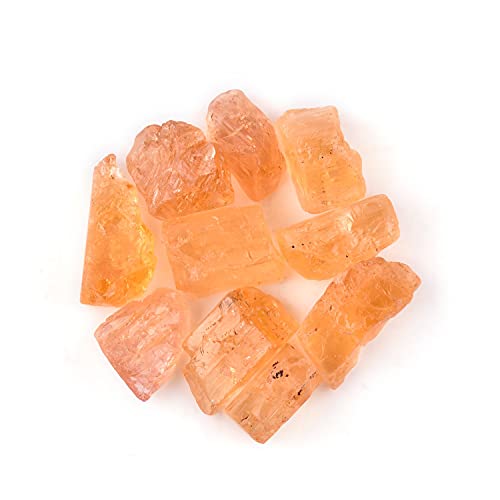 QNAVIC Raw Imperial Topaz 10 pieces