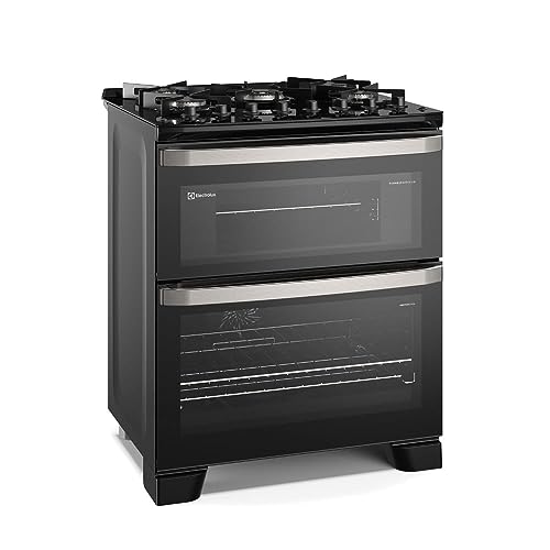 Fogão Electrolux 5 Bocas Experience com PerfectCook360 Preto FE5DP