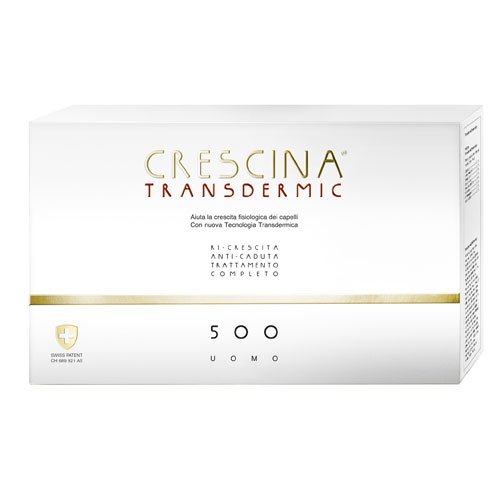 Labo crescina transdermic tratamiento Completo regenerar + anticaída 500 cuidado pelo hombre 10 + 10 ampollas