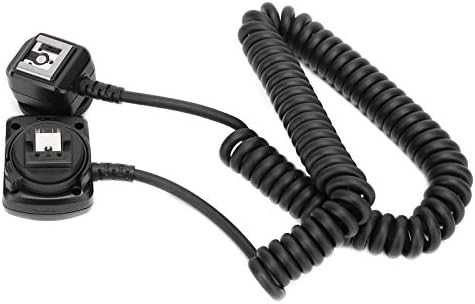 Deror Camera Flash Sync Cable Meike MKFA02 Camera Flash Sync Cable 9.8ft TTL Hot Shoe Synchro Cord for Sony Camera and Flashlight