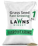 Lawns Direct™ ProGrass™ 1kg Premium Professional Hardwearing Landscaping Grass Seed for Healthy, Resilient Swards in Domestic Gardens, Parks & Play Areas Covering 28.5-50m²