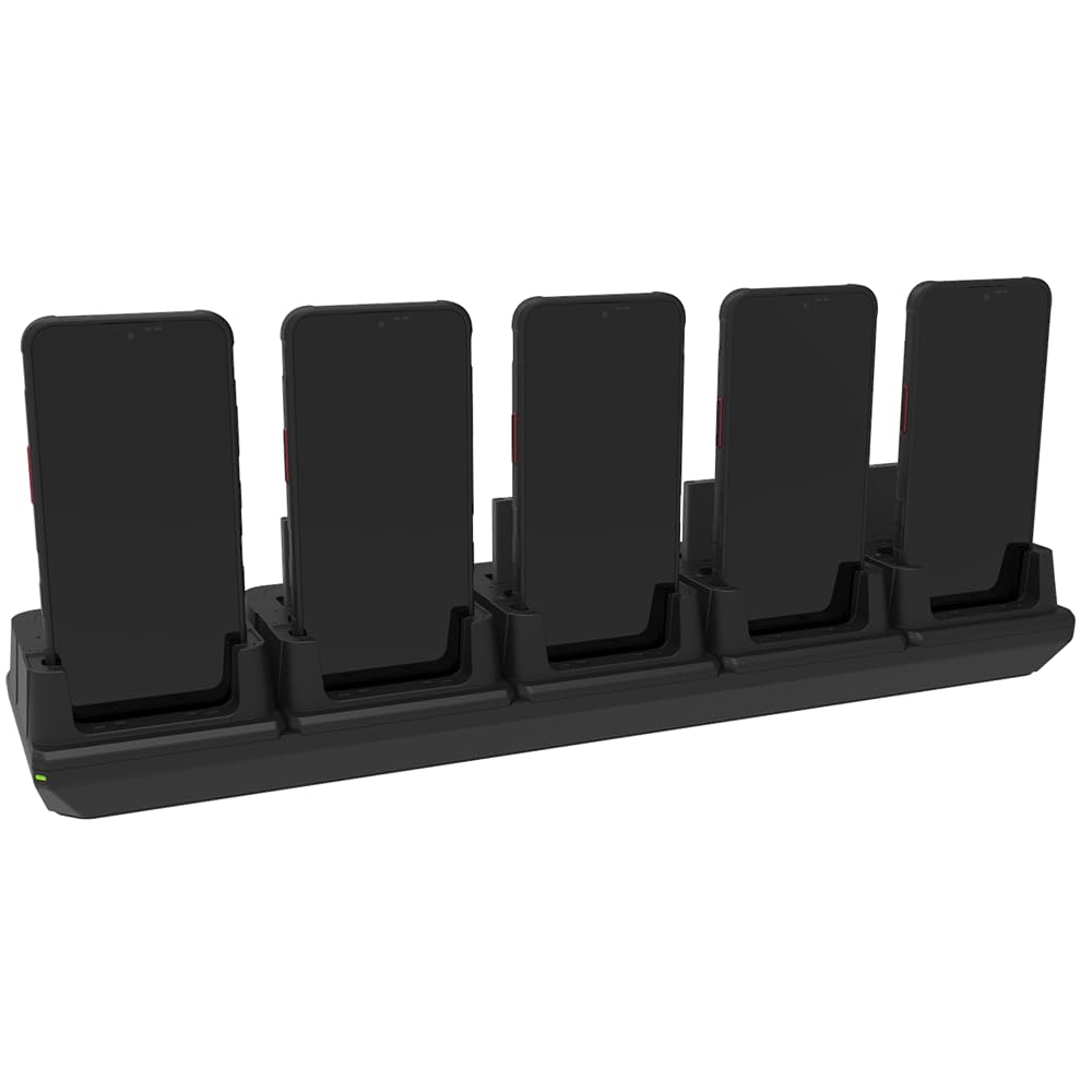 5-Slot Charging Cradle with Spare Battery Slot Compatible with XCover7 Pro